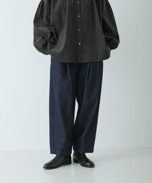 かぐれ（カグレ）の「デニムクロップドパンツ（デニムパンツ・レディース・インディゴブルー・FREE）」の6枚目の写真