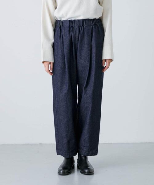 かぐれ（カグレ）の「デニムクロップドパンツ（デニムパンツ・レディース・インディゴブルー・FREE）」の8枚目の写真