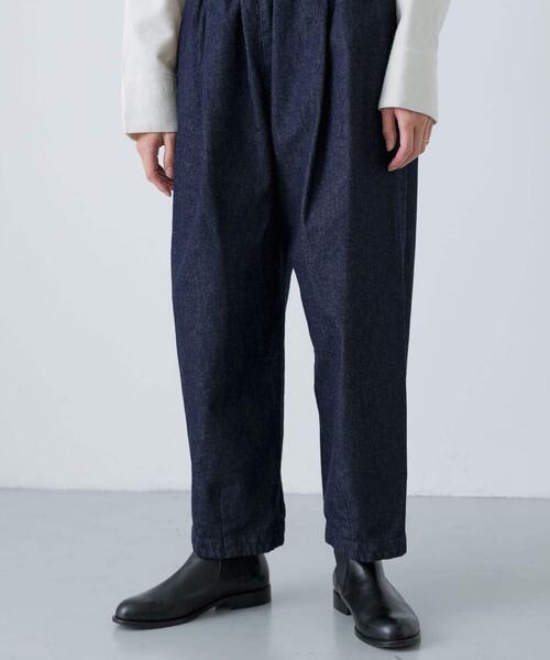 かぐれ（カグレ）の「デニムクロップドパンツ（デニムパンツ・レディース・インディゴブルー・FREE）」の12枚目の写真