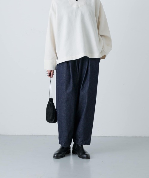 かぐれ　クロップドデニムパンツ デニムクロップドパンツ（デニムパンツ）｜かぐれ（カグレ）の