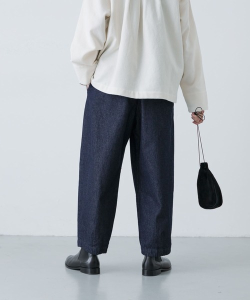 最終値下げ　デニムクロップドパンツ　かぐれ デニムクロップドパンツ（デニムパンツ）｜かぐれ（カグレ）の