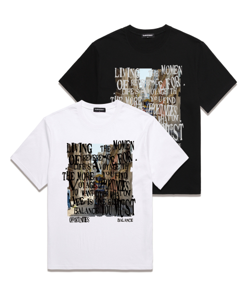 VANNWORKS(バンワークス)の「COLOR BALANCE TYPO オーバーサイズ 半袖Tシャツ (VS0123) ホワイト(Tシャツ/カットソー・レディース・その他・SMALL/MEDIUM/LARGE/X-LARGE/XX-LARGE)」の4枚目の写真