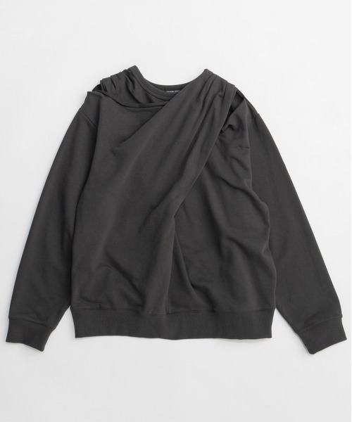Twist Cut-Off Sweat Top/ツイストカットオフスウェットトップ