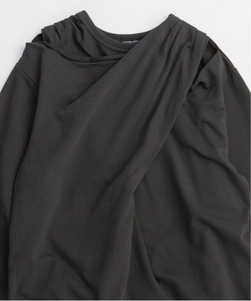 Twist Cut-Off Sweat Top/ツイストカットオフスウェットトップ