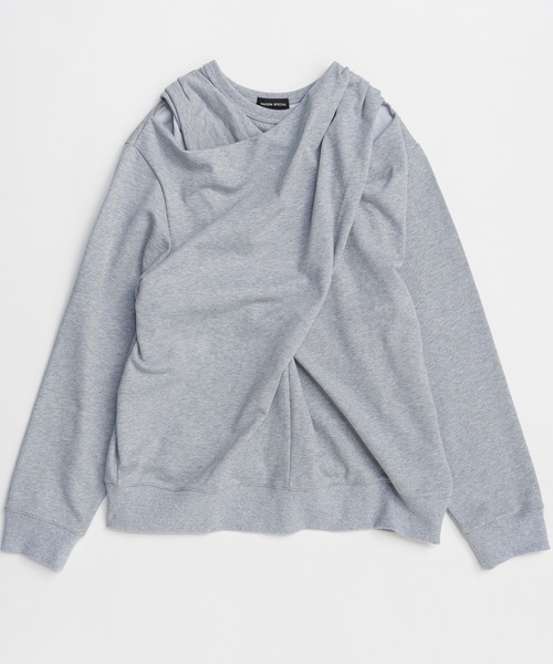 Twist Cut-Off Sweat Top/ツイストカットオフスウェットトップ