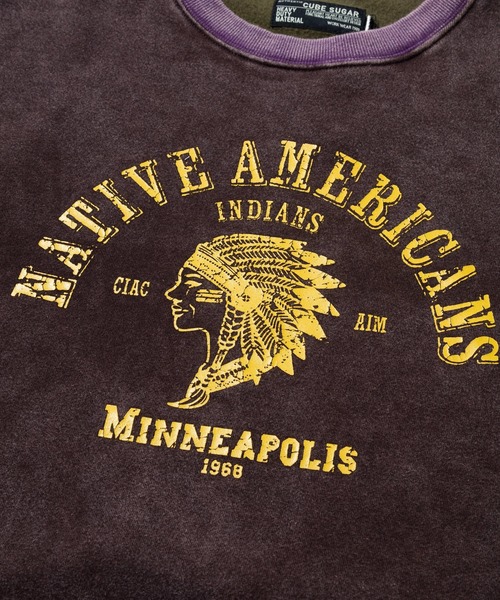 CUBE SUGAR（キューブシュガー）の「CUBE SUGAR/キューブシュガー　裏毛裏起毛スノーウォッシュプリントPO（スウェット・レディース・その他1・FREE）」の4枚目の写真