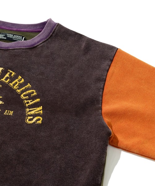 CUBE SUGAR（キューブシュガー）の「CUBE SUGAR/キューブシュガー　裏毛裏起毛スノーウォッシュプリントPO（スウェット・レディース・その他1・FREE）」の5枚目の写真