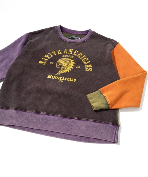 CUBE SUGAR（キューブシュガー）の「CUBE SUGAR/キューブシュガー　裏毛裏起毛スノーウォッシュプリントPO（スウェット・レディース・その他1・FREE）」の3枚目の写真