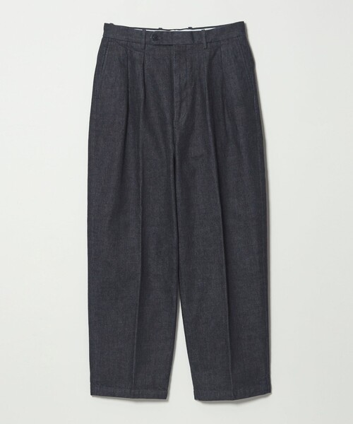 Steven Alan（スティーブンアラン）の「＜Steven Alan＞ 13.5oz デニム インツープリーツ ドレス トラウザーズ（スラックス・メンズ・ネイビー/ブラック・S/M/L/XL）」の2枚目の写真