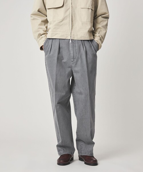 Steven Alan（スティーブンアラン）の「＜Steven Alan＞ 13.5oz デニム インツープリーツ ドレス トラウザーズ（スラックス・メンズ・ネイビー/ブラック・S/M/L/XL）」の13枚目の写真