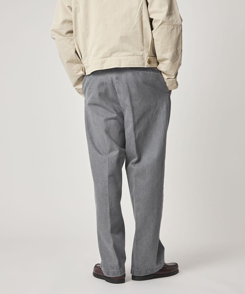 Steven Alan（スティーブンアラン）の「＜Steven Alan＞ 13.5oz デニム インツープリーツ ドレス トラウザーズ（スラックス・メンズ・ネイビー/ブラック・S/M/L/XL）」の14枚目の写真