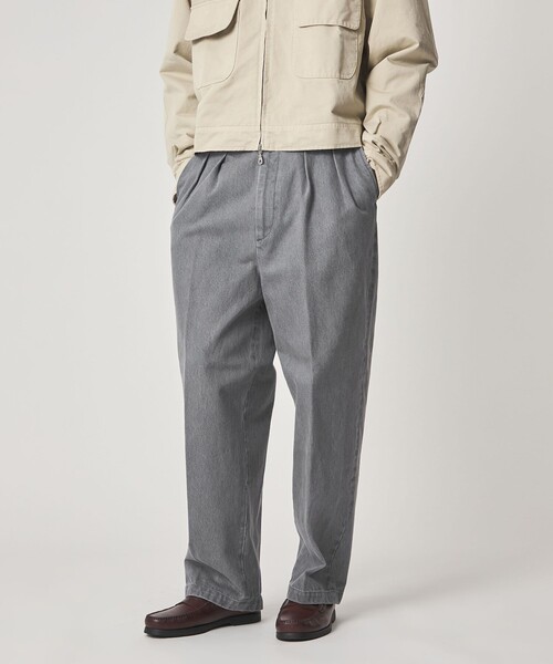 Steven Alan（スティーブンアラン）の「＜Steven Alan＞ 13.5oz デニム インツープリーツ ドレス トラウザーズ（スラックス・メンズ・ネイビー/ブラック・S/M/L/XL）」の15枚目の写真