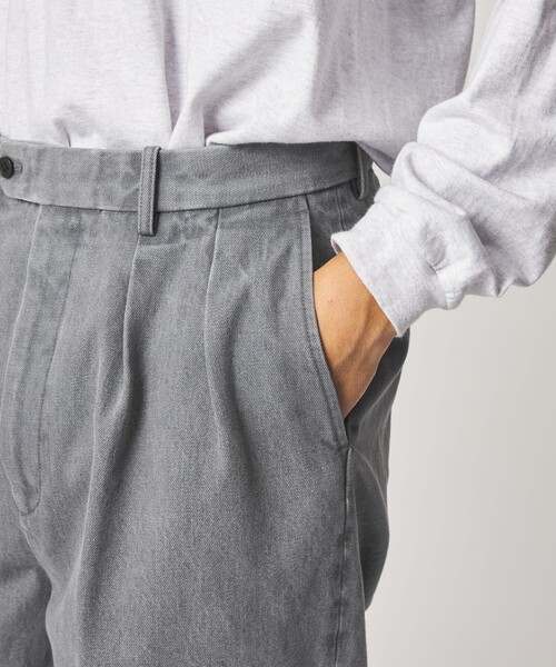 Steven Alan（スティーブンアラン）の「＜Steven Alan＞ 13.5oz デニム インツープリーツ ドレス トラウザーズ（スラックス・メンズ・ネイビー/ブラック・S/M/L/XL）」の21枚目の写真