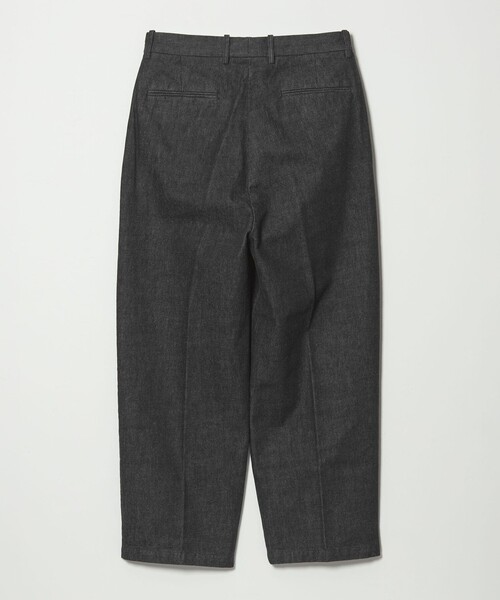 Steven Alan＞ 13.5oz デニム インツープリーツ ドレス トラウザーズ