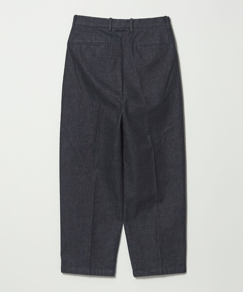 Steven Alan＞ 13.5oz デニム インツープリーツ ドレス トラウザーズ