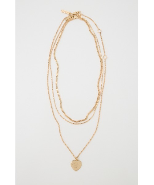 MOUSSY（マウジー）の「COIN HEART ネックレス セット（ネックレス・レディース・ゴールド/シルバー・FREE）」の3枚目の写真