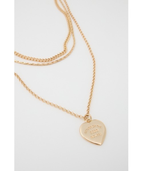 MOUSSY（マウジー）の「COIN HEART ネックレス セット（ネックレス・レディース・ゴールド/シルバー・FREE）」の4枚目の写真