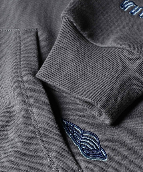 Paul Smith（ポールスミス）の「"Travel Print" パーカ / 163508 182T（パーカー・メンズ・グレー/ブラック・MEDIUM/X-LARGE/LARGE）」の8枚目の写真