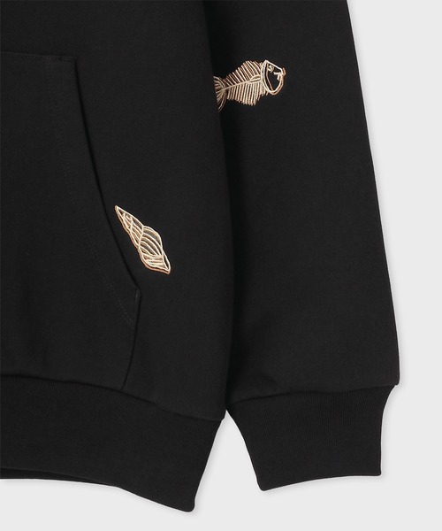 Paul Smith（ポールスミス）の「"Travel Print" パーカ / 163508 182T（パーカー・メンズ・グレー/ブラック・MEDIUM/X-LARGE/LARGE）」の9枚目の写真