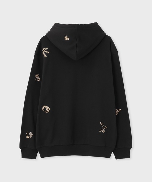 Paul Smith（ポールスミス）の「"Travel Print" パーカ / 163508 182T（パーカー・メンズ・グレー/ブラック・MEDIUM/X-LARGE/LARGE）」の10枚目の写真