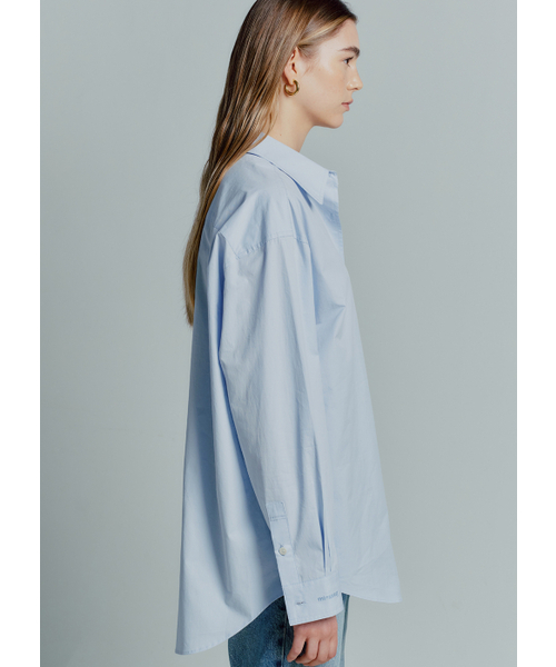 MINA SONG（ミナソン）の「ESSENTIAL SHIRT - BONDI BLUE（シャツ/ブラウス・レディース・その他・FREE）」の4枚目の写真