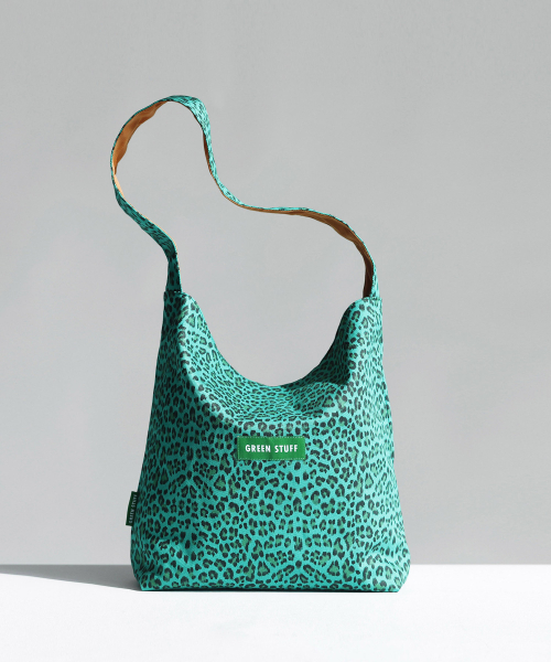 GREEN STUFF(グリーンスタッフ)の「seem full bag 62 - leopard green(エコバッグ/サブバッグ・レディース・その他・FREE)」の1枚目の写真