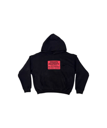 HETERO（ヘテロ）の「Private Property Hoodie (Black)（パーカー）」