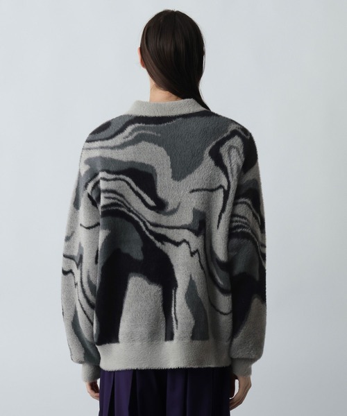 HARE(ハレ)の「ガラシャギーニットポロ(HARE)(ニット/セーター・メンズ・オレンジ/ブラック/グレー・FREE)」の20枚目の写真