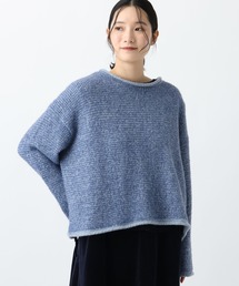 studio CLIP | 《natural by clip》3.5ゲージフェレットタッチプルオーバー(ニット/セーター)