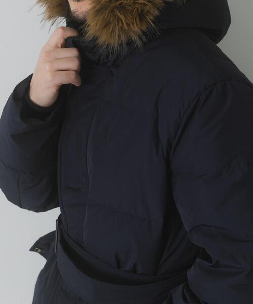 セール】770FP 撥水ベルテッドダウンコート（ダウンジャケット/コート