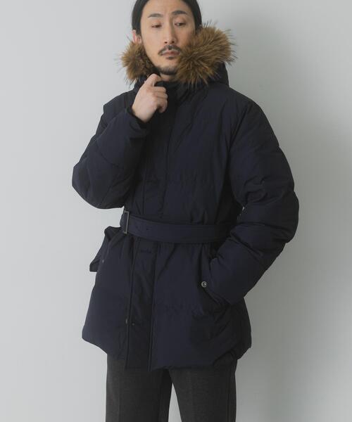【NEW】アイテムズ アーバンリサーチ（ITEMS URBAN RESEARCH）/770FP 撥水ベルテッドダウンコート セール】770FP 撥水ベルテッドダウンコート（ダウンジャケット/コート