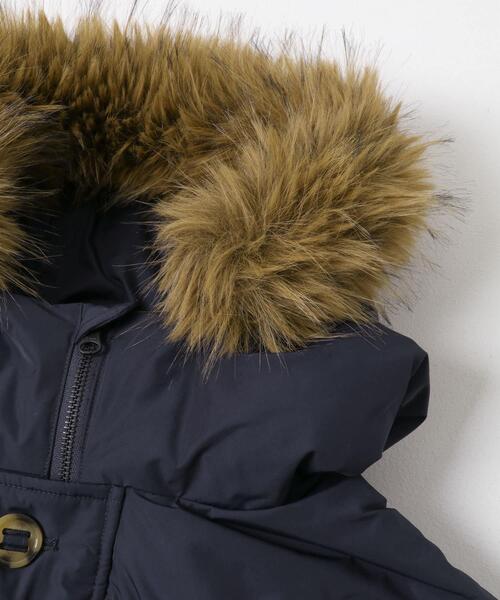 ITEMS URBANRESEARCH（アイテムズ アーバンリサーチ）の「770FP 撥水ベルテッドダウンコート（ダウンジャケット/コート・メンズ・ネイビー/ブラック・LARGE/MEDIUM）」の4枚目の写真