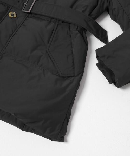 ITEMS URBANRESEARCH（アイテムズ アーバンリサーチ）の「770FP 撥水ベルテッドダウンコート（ダウンジャケット/コート・メンズ・ネイビー/ブラック・LARGE/MEDIUM）」の11枚目の写真