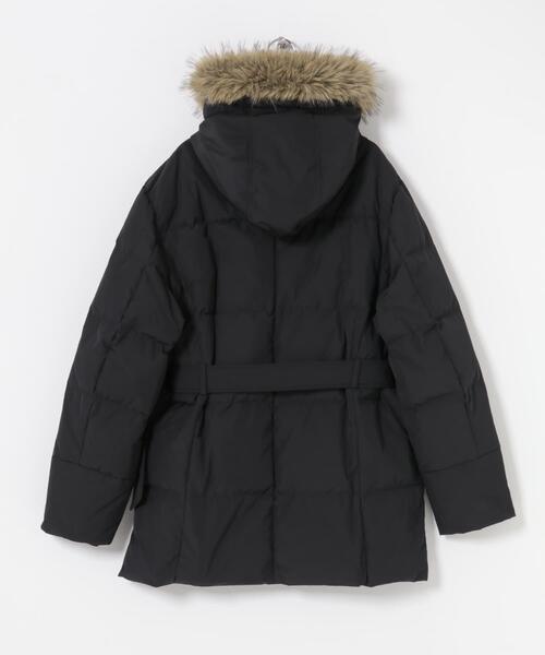 ITEMS URBANRESEARCH（アイテムズ アーバンリサーチ）の「770FP 撥水ベルテッドダウンコート（ダウンジャケット/コート・メンズ・ネイビー/ブラック・LARGE/MEDIUM）」の14枚目の写真