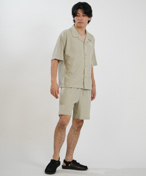 PUMA(プーマ)の「PUMA/プーマ メンズ ショーツ ワッフル生地 ワンポイント シンプル 636802(その他パンツ・メンズ・ブラック/グレイッシュベージュ・XL/L/M)」の14枚目の写真