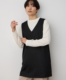 ジャンスカアンサンブルニット【セット商品・ポケットあり】