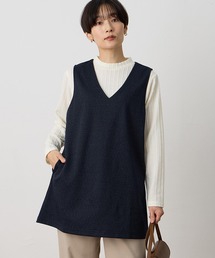 ジャンスカアンサンブルニット【セット商品・ポケットあり】