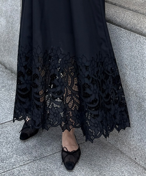 JENNE(ジェンヌ)の「エアリーサマーレースワンピース(ワンピース・レディース・ホワイト/ブラック・SMALL/MEDIUM)」の8枚目の写真