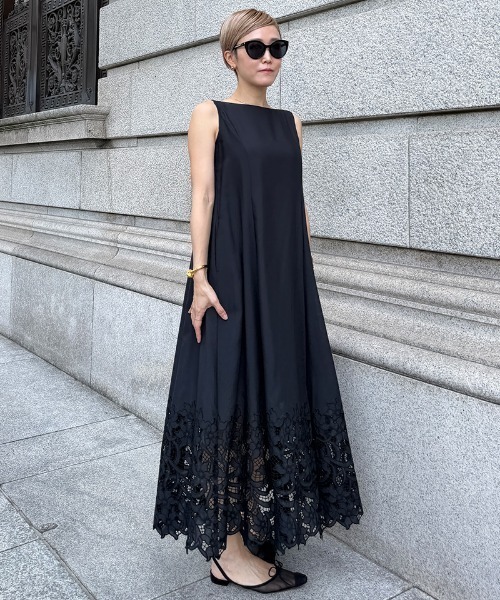JENNE(ジェンヌ)の「エアリーサマーレースワンピース(ワンピース・レディース・ホワイト/ブラック・SMALL/MEDIUM)」の10枚目の写真