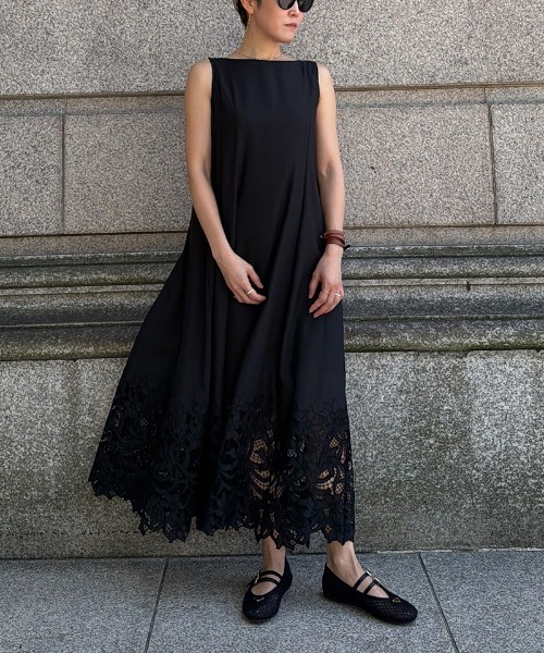 JENNE(ジェンヌ)の「エアリーサマーレースワンピース(ワンピース・レディース・ホワイト/ブラック・SMALL/MEDIUM)」の11枚目の写真