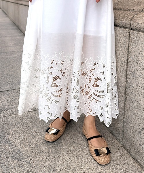 JENNE(ジェンヌ)の「エアリーサマーレースワンピース(ワンピース・レディース・ホワイト/ブラック・SMALL/MEDIUM)」の18枚目の写真
