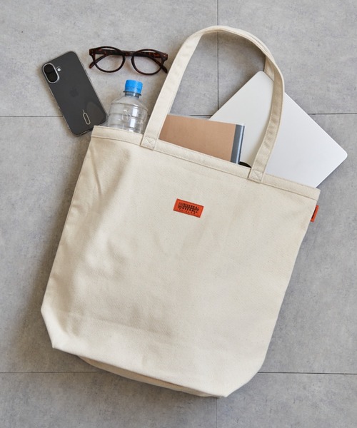 UNIVERSAL OVERALL（ユニバーサルオーバーオール）の「UNIVERSAL OVERALL ユニバーサルオーバーオール キャンバスダブルフェイストートバッグ（トートバッグ・メンズ・ブラック/グレー/オフホワイト/ライトグリーン・FREE）」の2枚目の写真