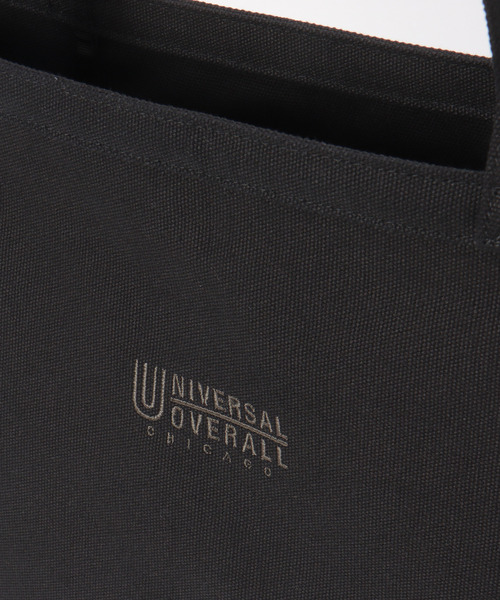 UNIVERSAL OVERALL（ユニバーサルオーバーオール）の「UNIVERSAL OVERALL ユニバーサルオーバーオール キャンバスダブルフェイストートバッグ（トートバッグ・メンズ・ブラック/グレー/オフホワイト/ライトグリーン・FREE）」の8枚目の写真