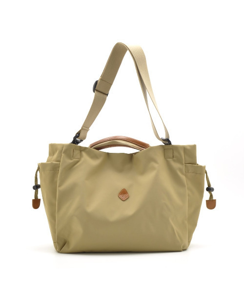 CLEDRAN（クレドラン）の「【軽量 リサイクル素材】CL3823 FORI 2WAY BAG（トートバッグ・レディース・ブラック/ベージュ/オリーブ・FREE）」の4枚目の写真