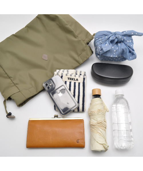 CLEDRAN（クレドラン）の「【軽量 リサイクル素材】CL3823 FORI 2WAY BAG（トートバッグ・レディース・ブラック/ベージュ/オリーブ・FREE）」の14枚目の写真