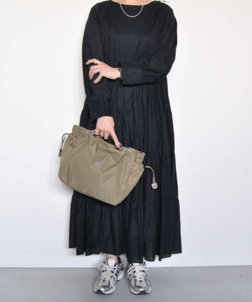 CLEDRAN（クレドラン）の「【軽量 リサイクル素材】CL3823 FORI 2WAY BAG（トートバッグ・レディース・ブラック/ベージュ/オリーブ・FREE）」の16枚目の写真