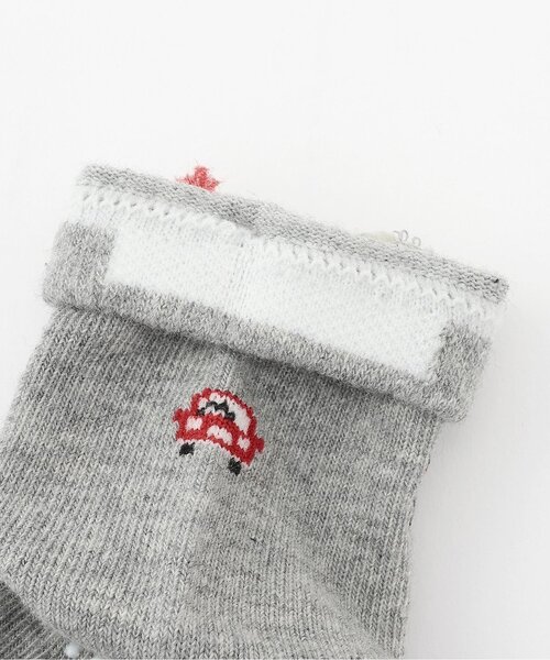 petit main（プティマイン）の「アソートクルーソックス2P（ソックス/靴下・キッズ・ベージュ/ミント/オフホワイト・S/M/SS/L）」の5枚目の写真