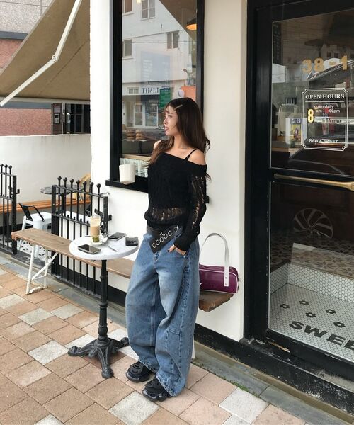 MIM the wardrobe(ミームザワードローブ)の「カーブドアウェイデニムパンツ(デニムパンツ・レディース・その他・S/M/L/XS)」の22枚目の写真
