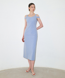 ARTID（アルティーダ）の「オフショルダー ワンピース_ブルーグレー（ワンピース）」