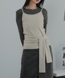 レイヤードロングスリーブカットソー